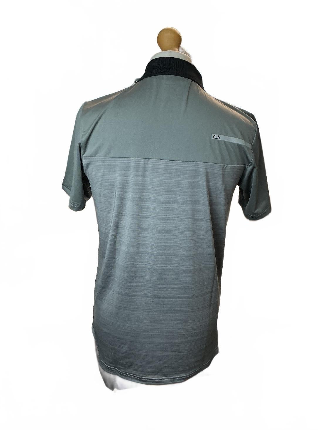 ellesse Fresci Polo Men's S Grey Reflective Technical Golf Shirt