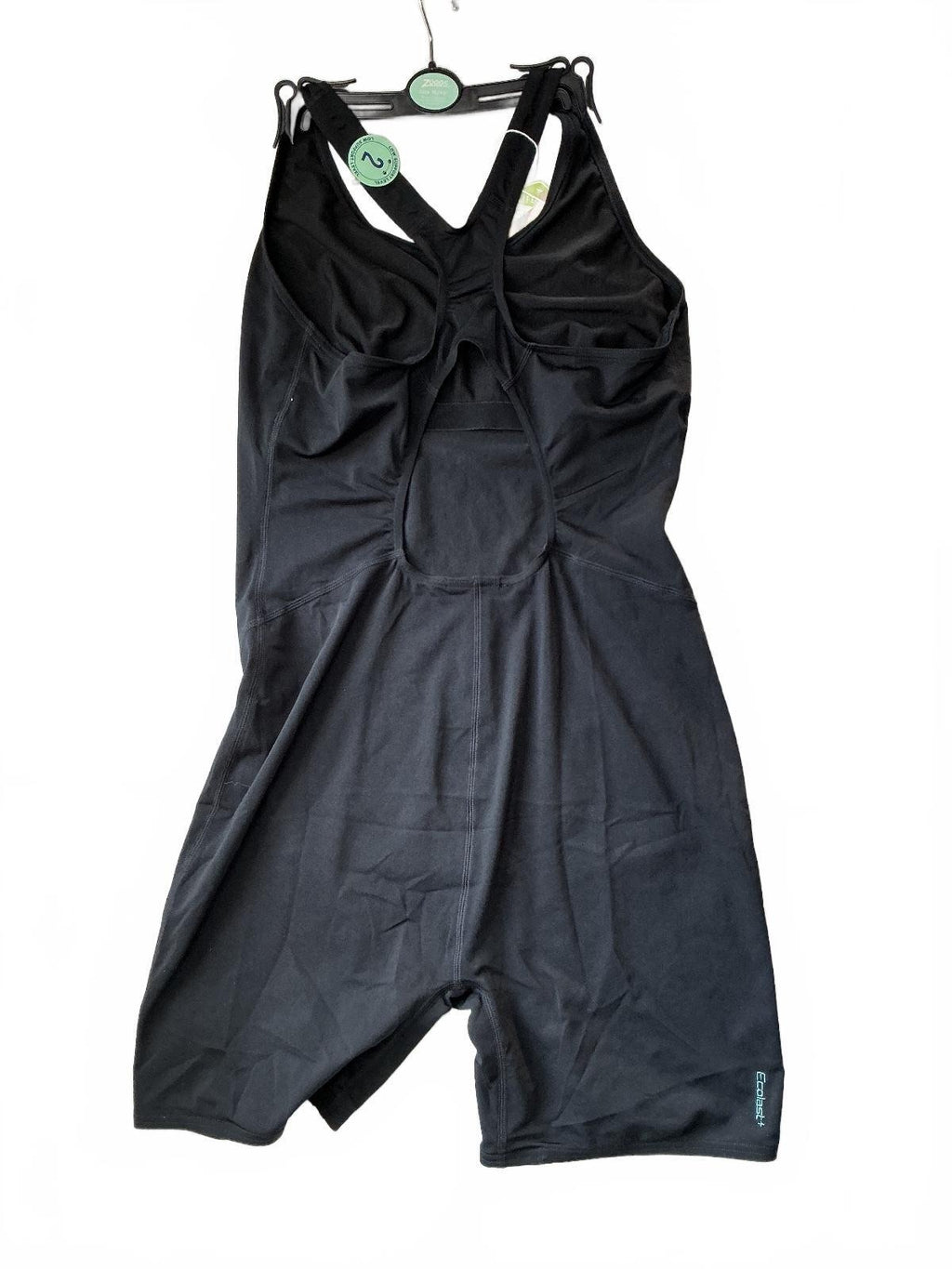Zoggs Black Eco-Friendly Swim Legsuit UK 16 / EU 44