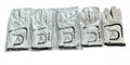 5 Generic Golf Gloves Size M/L White Black 5 Pack