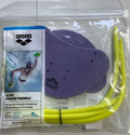 Arena Elite Finger Paddle Swimming Training Aid Yellow Purple Size Medium
