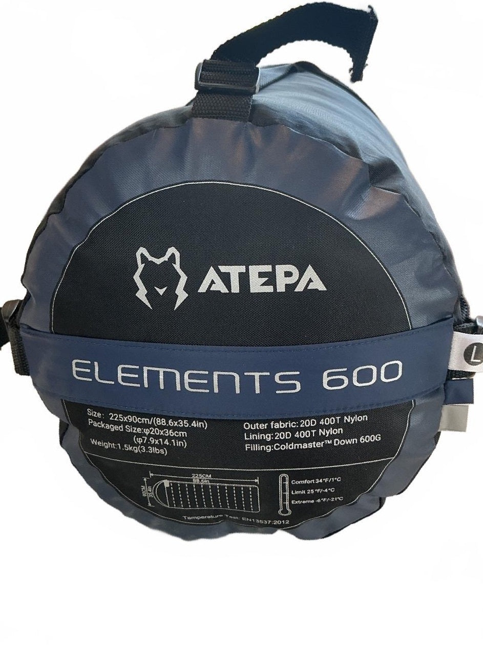 ATEPA Elements 600 Sleeping Bag Large Size Outdoor Camping