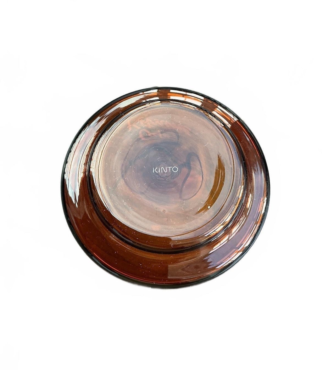 Maison Kitsuné Cafe Kitsune X Kinto Glass in Bronze Brown