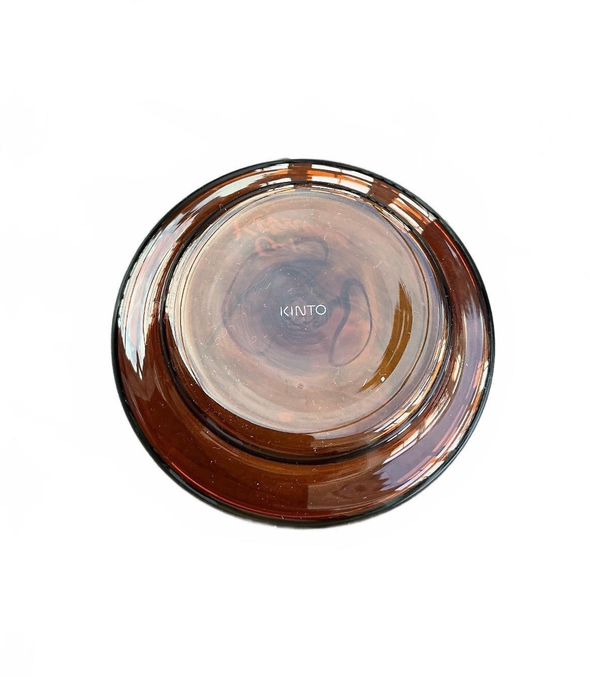 Maison Kitsuné Cafe Kitsune X Kinto Glass in Bronze Brown
