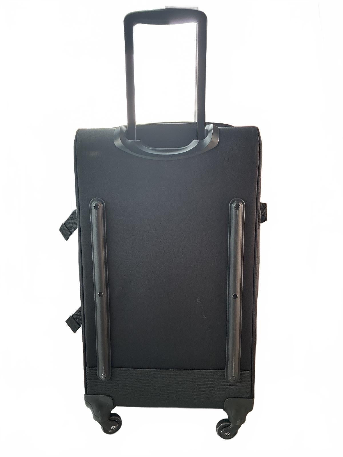 Eastpak Trans4 M 68L Unisex Black Travel Trolley Suitcase with 4 Wheels