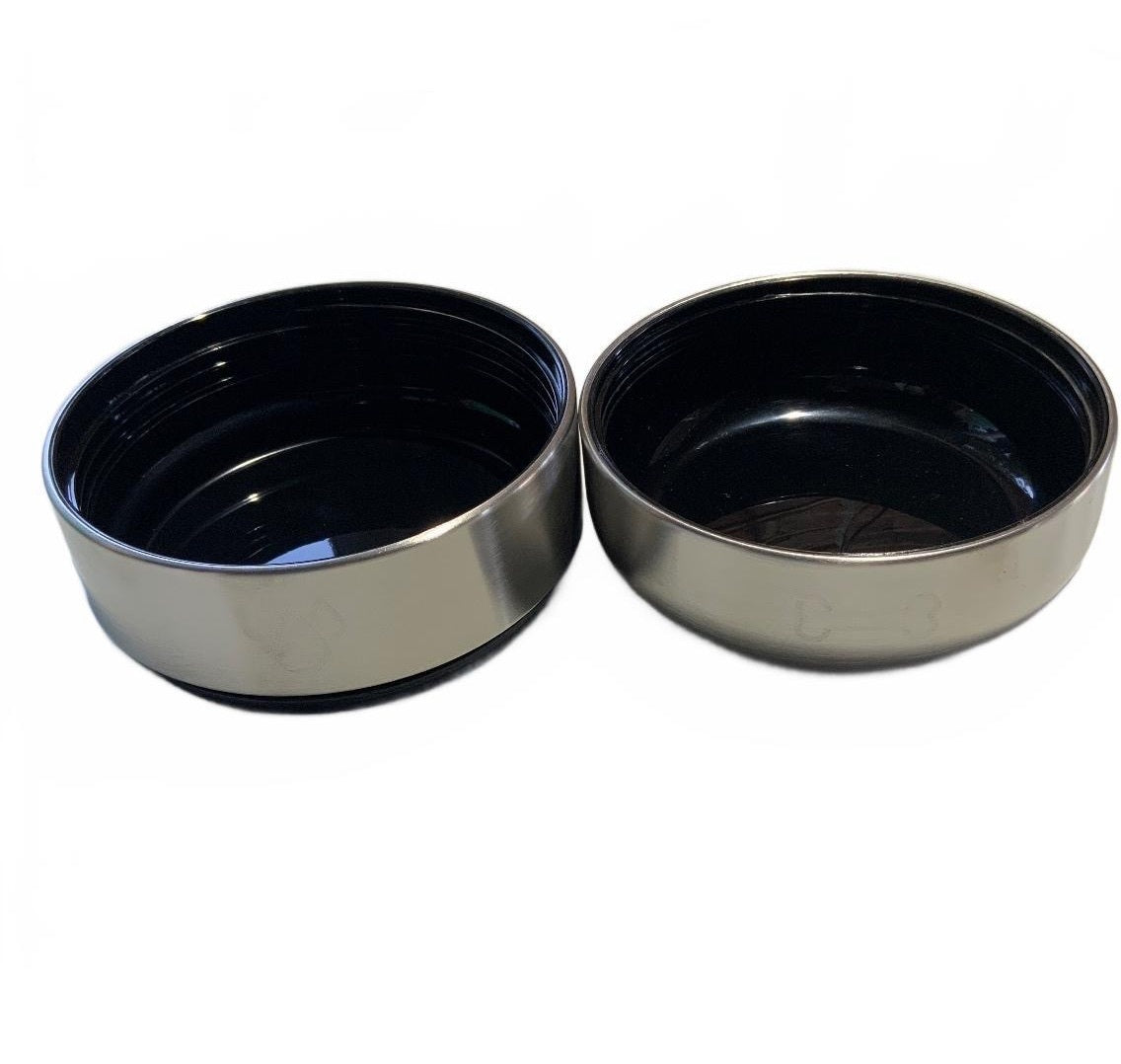 GrandTies Wide Mouth Insulated Bottle with Two Pet Bowls 32oz / 950ml