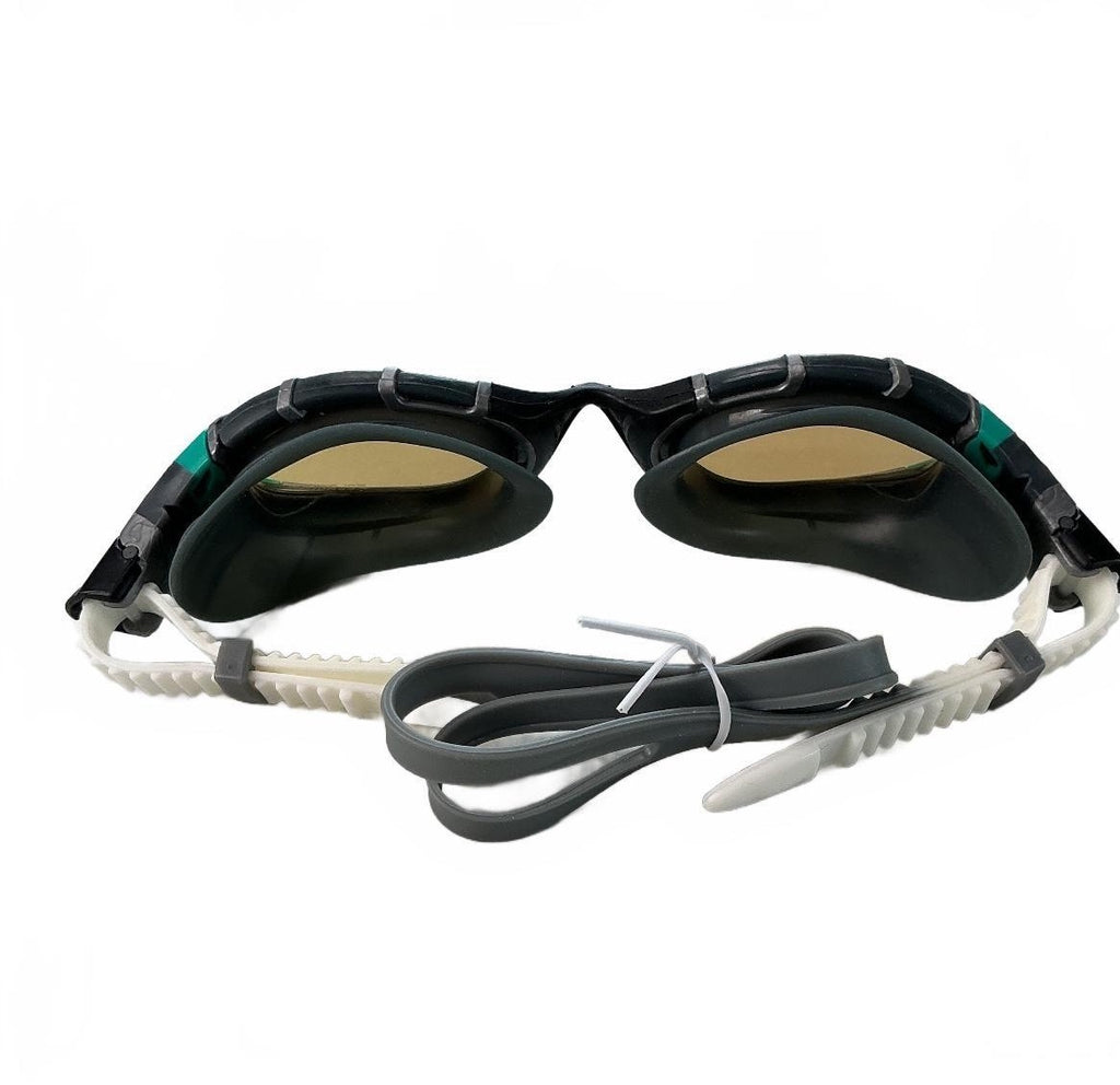 Zoggs Predator Flex Swimming Goggles Black Green Polarized