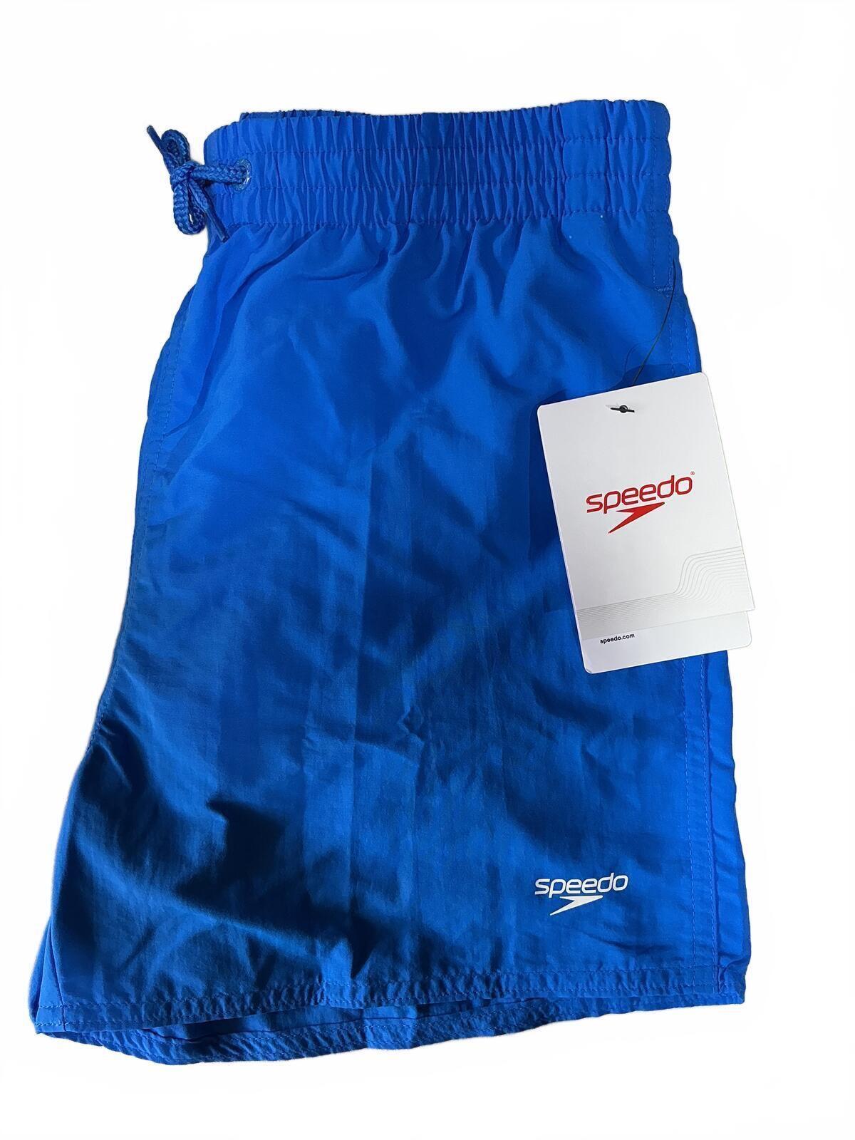 *NEW* Speedo Junior XL Blue 13" Swim Shorts Drawstring Swim Trunks Essential