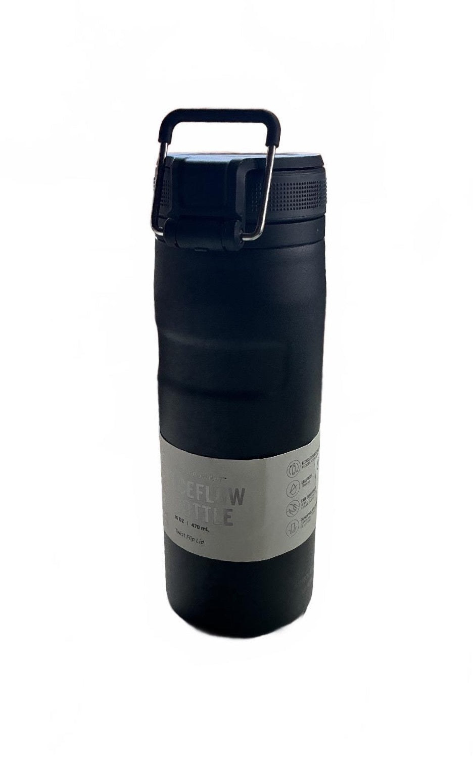 Stanley Aerolight Iceflow Bottle 16oz / 470ml Black Twist Flip Lid
