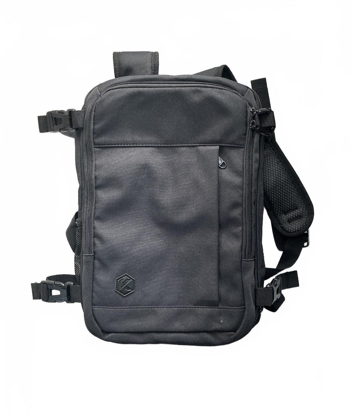 Black Cabin Bag Backpack Travel Bag 40x25x20 cm