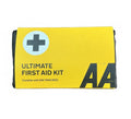 AA Ultimate First Aid Kit Black DIN 13164:2022 Emergency Essentials Case