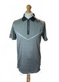 ellesse Fresci Polo Men's S Grey Reflective Technical Golf Shirt