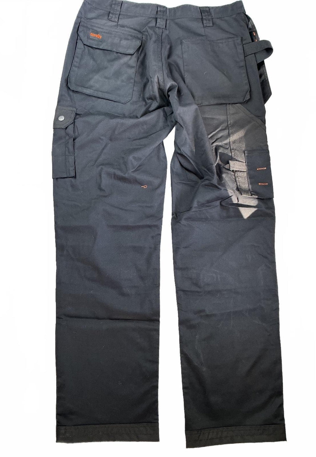 Scruffs Worker Plus Trousers Men's 34L Black Abratect Durable Workwear