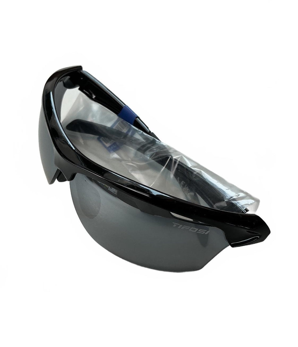 Tifosi Grilamid TR-90 Frame Cycling Sunglasses Black Hydrophilic Rubber