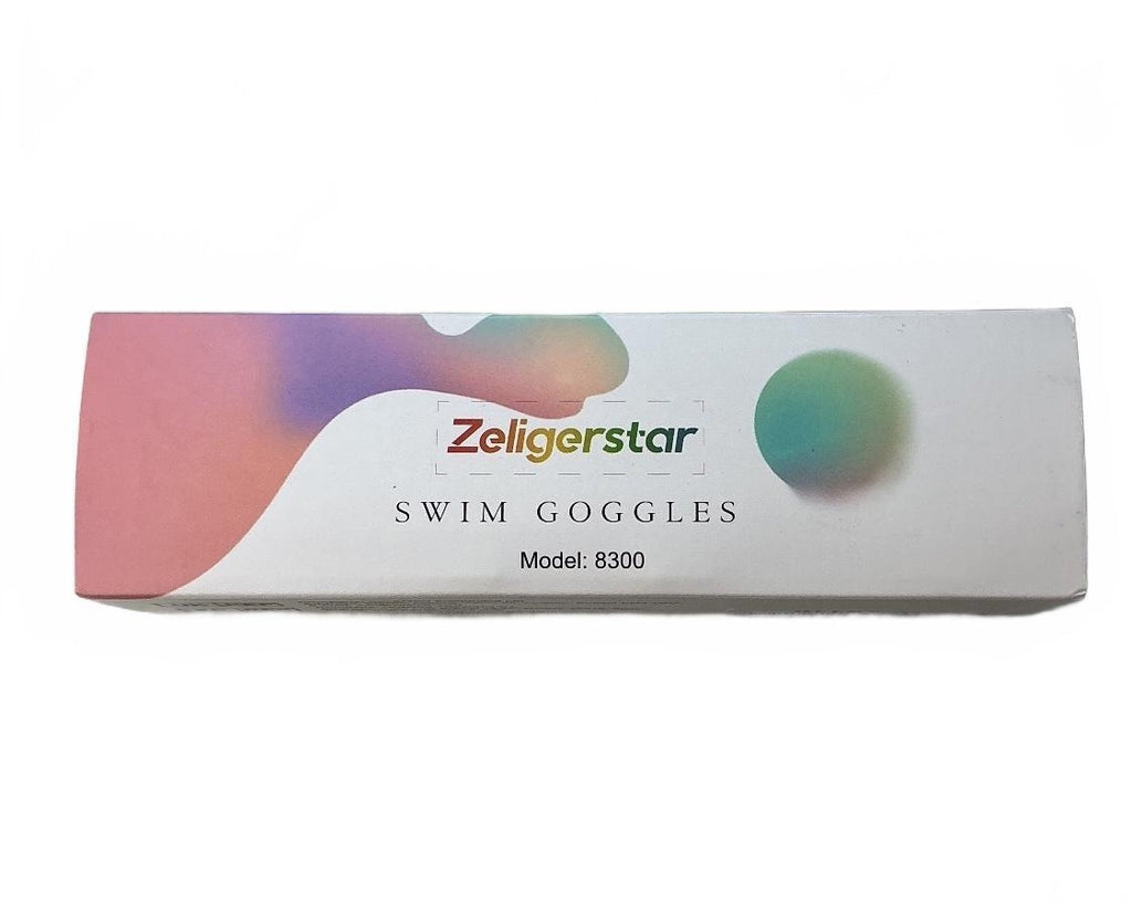 Zeligerstar 8300 Unisex Swim Goggles Pink Blue Adjustable