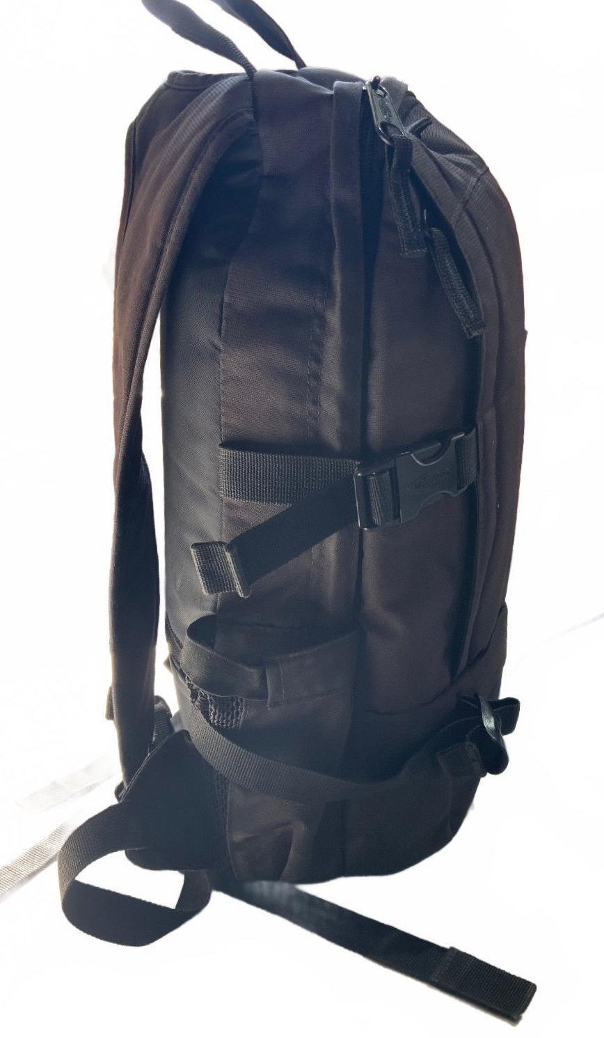 Eastpak Black Backpack Adjustable Straps Durable Travel Bag Size Medium