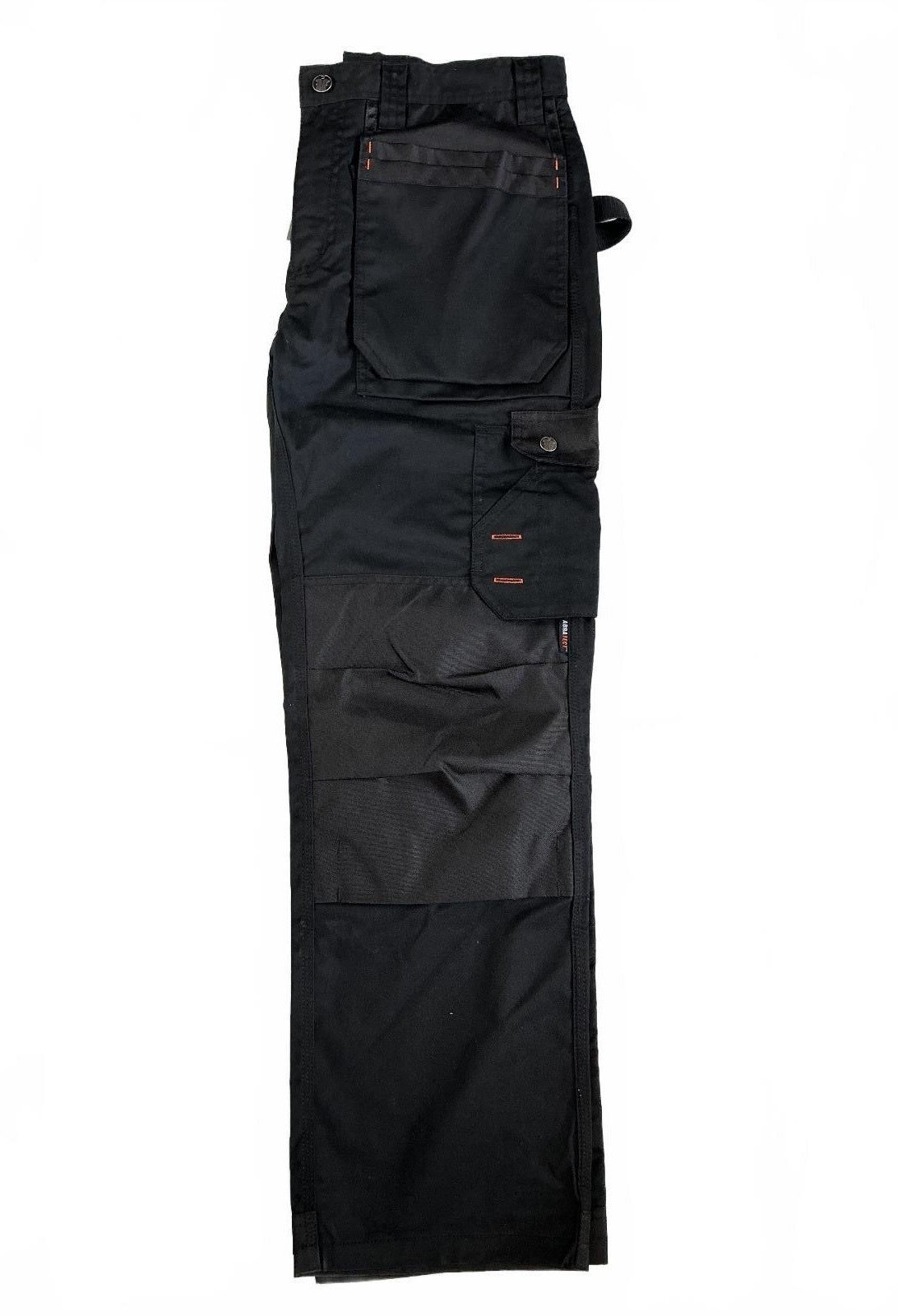 Scruffs Worker Plus Trousers Men 32S Black Durable Knee Pad Pockets