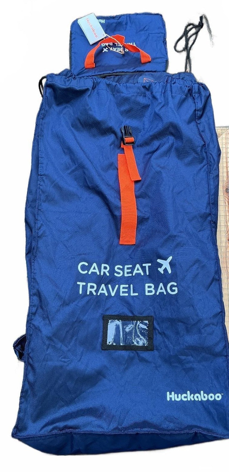 Huckaboo Car Seat Travel Bag Unisex Universal Size Navy Blue Durable Protection