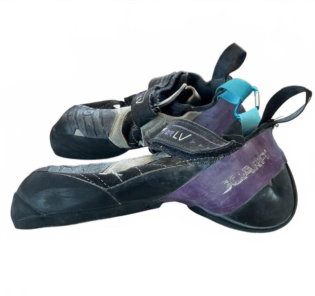 Scarpa Instinct LV Unisex Climbing Shoes Size 42/Uk 8 Black Purple Durable