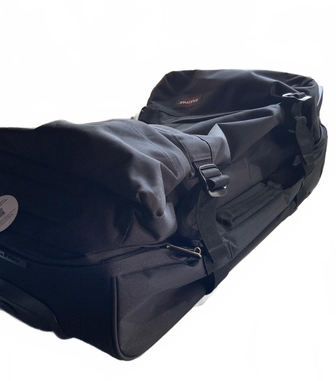 *NEW* Eastpak 78L Black Large Wheeled Travel Bag with Trolley Handle 67x35x30cm