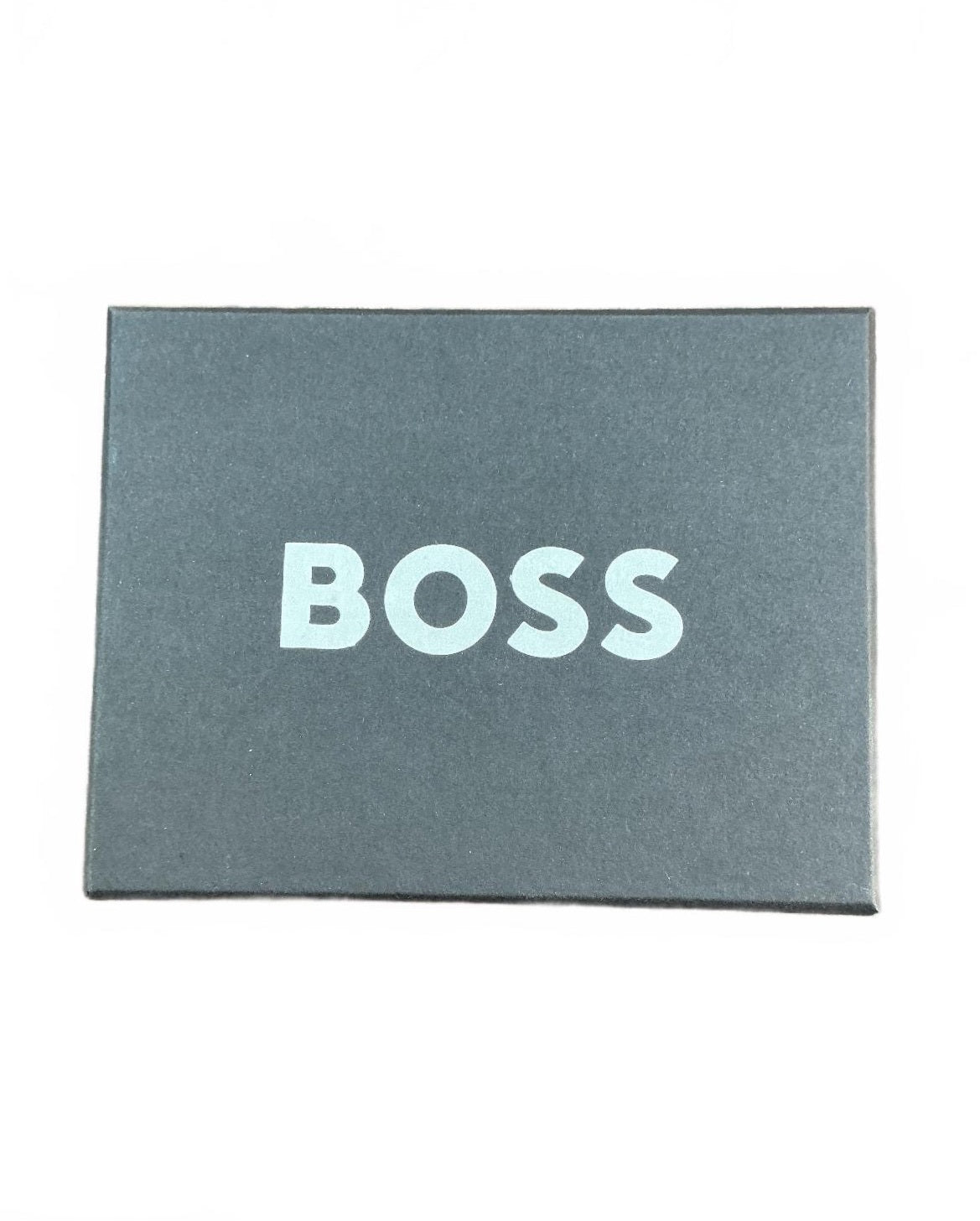 Hugo Boss New Black Men Card Holder Leather RFID Blocking Stylish