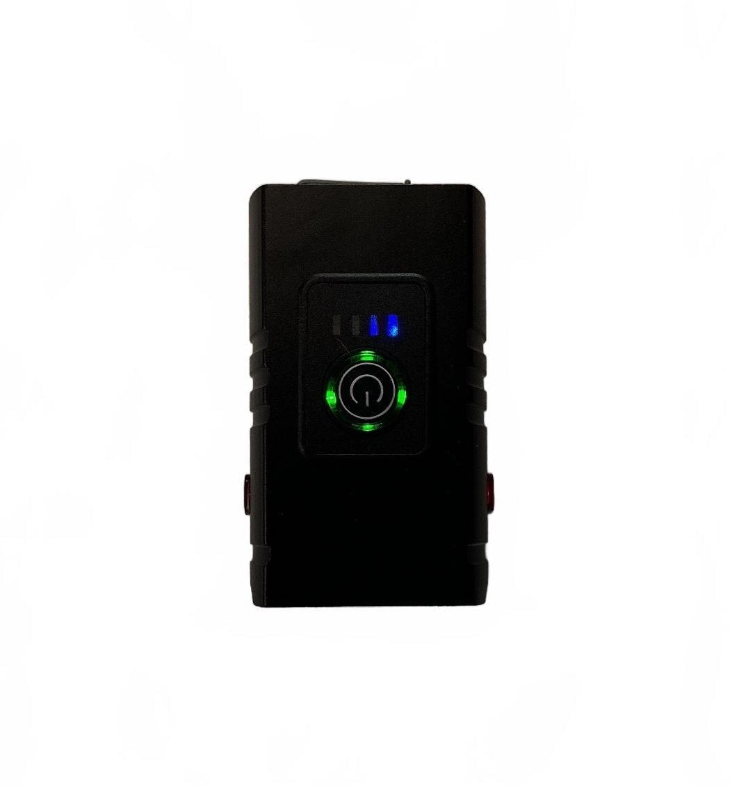 Rechargeable Bicycle Lamp Set Black Front and Rear USB Type-C