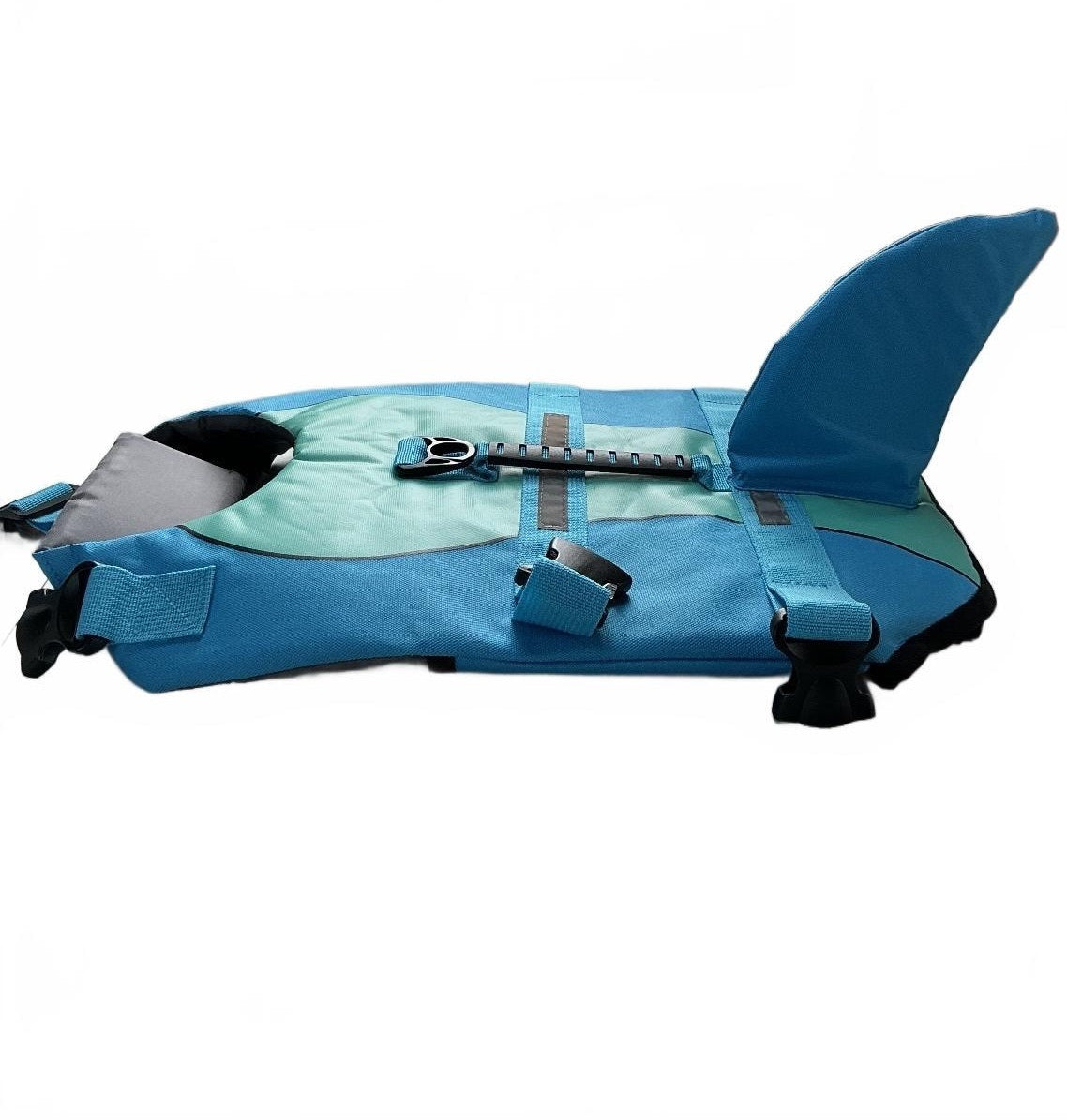 Dog Life Jacket Vest Medium Size Blue Safety Float