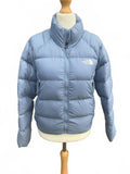 The North Face Women’s Puffer Jacket Blue Size Regular M Warm Lightweight Coat