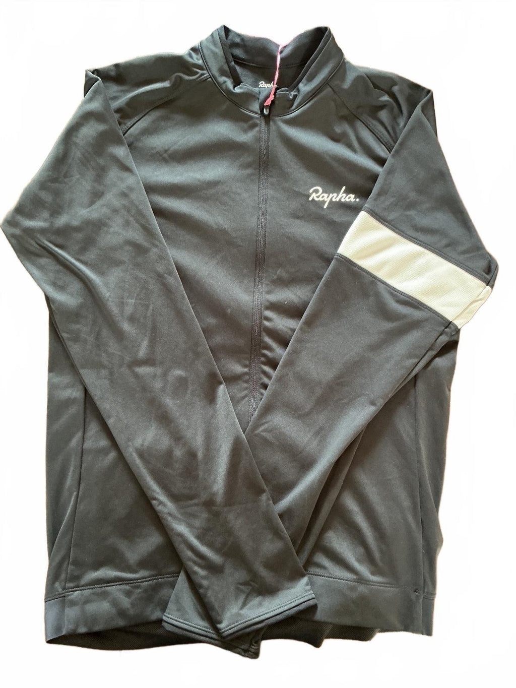 *NEW* Ladies Rapha Black Long Sleeve Cycling Jersey Size Large Lightweight