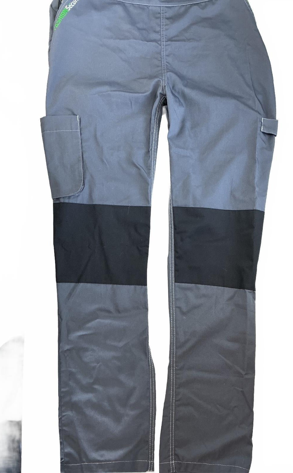 Fashion Securite Salopette Overalls XL Grey Green Durable Workwear