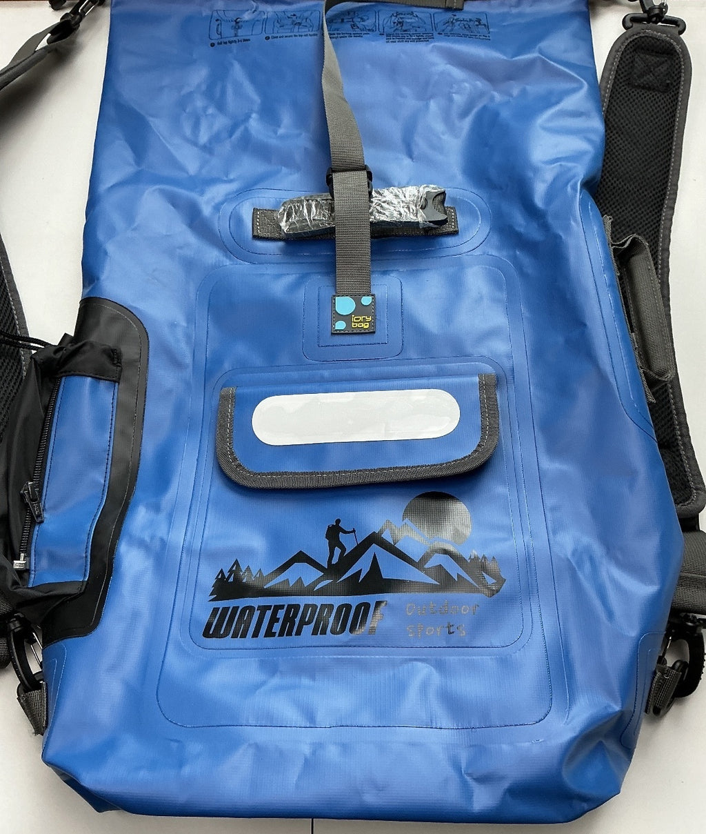 iDrybag 30L Waterproof Outdoor Sports Backpack Blue