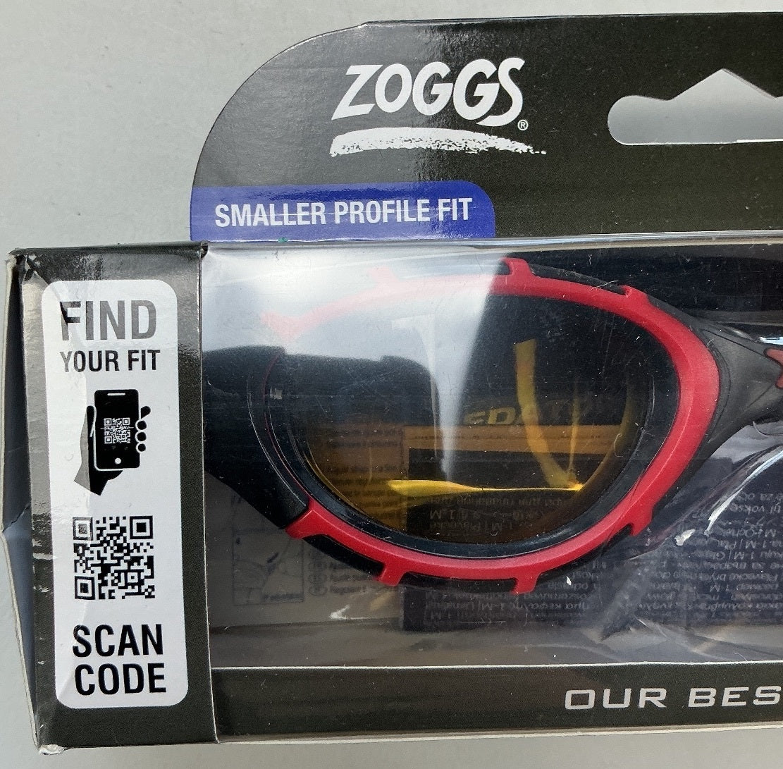 Zoggs Predator Flex Polarized Ultra Swimming Goggles Smaller Profile Fit Black