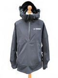 Adidas Terrex 2L Waterproof Hooded Jacket — Black — Men's XL