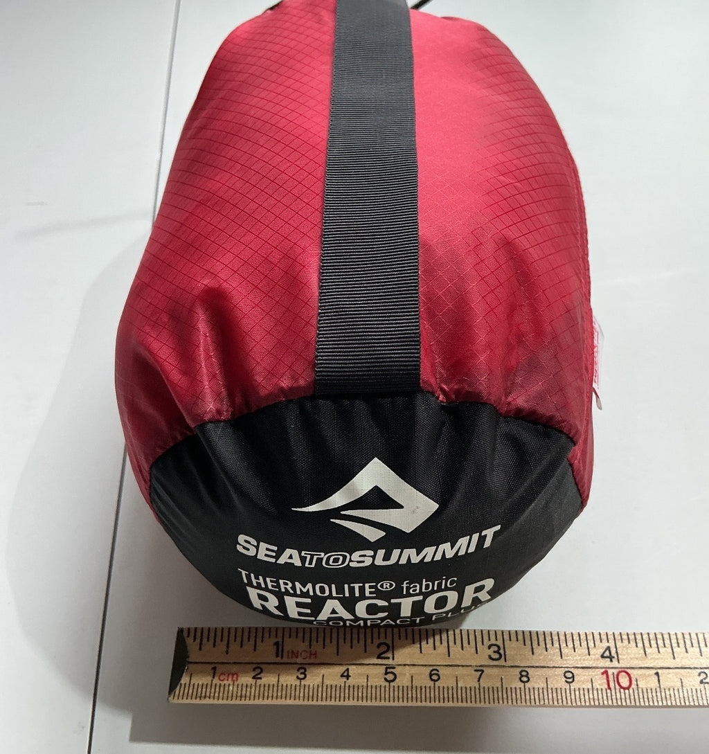 Sea to Summit Reactor Compact Plus Sleeping Bag Short Size Thermal Red