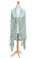 Paul Costelloe Dressage Women's Scarf Mint Green Jacquard Lightweight