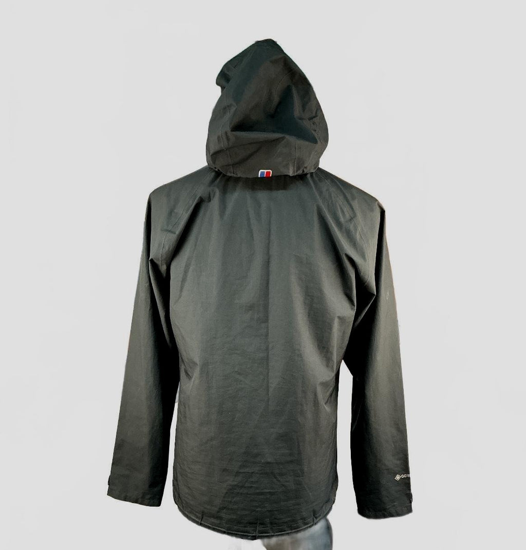 Berghaus Men's Small Black Gore-Tex Waterproof Hooded Jacket