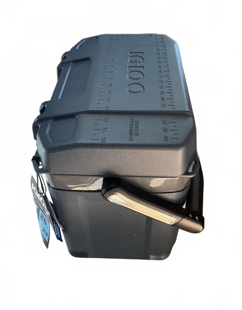 Igloo Cooler 25 Qt New Gray Portable 4 Days Ice Retention 37 Cans Capacity