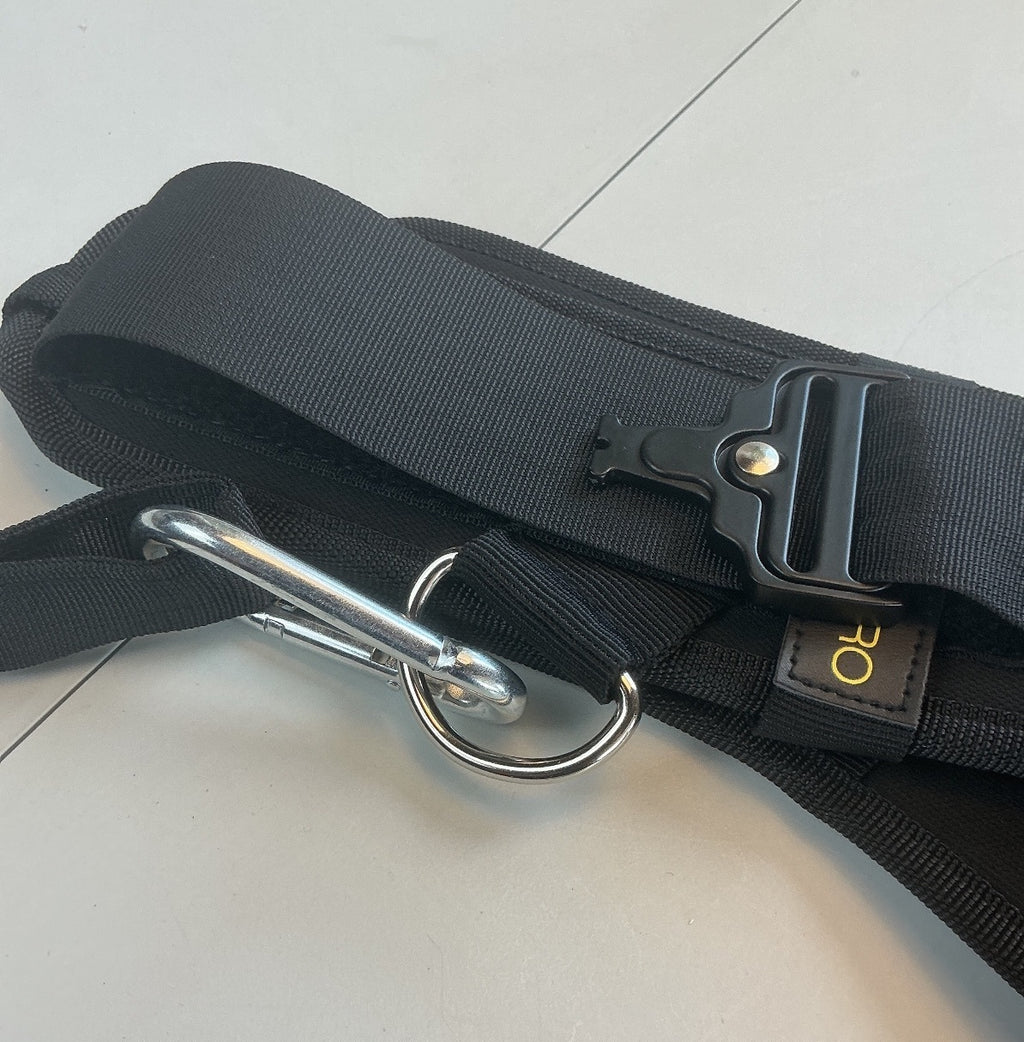 ManuKlear Adjustable Black Weight Lifting Belt Size Medium
