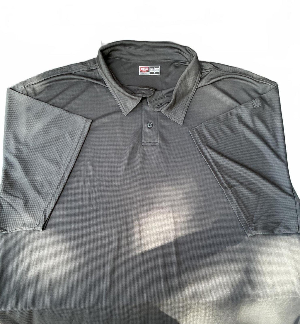 Red Kap Black Workwear Polo Shirt Short Sleeve 5XL Big & Tall