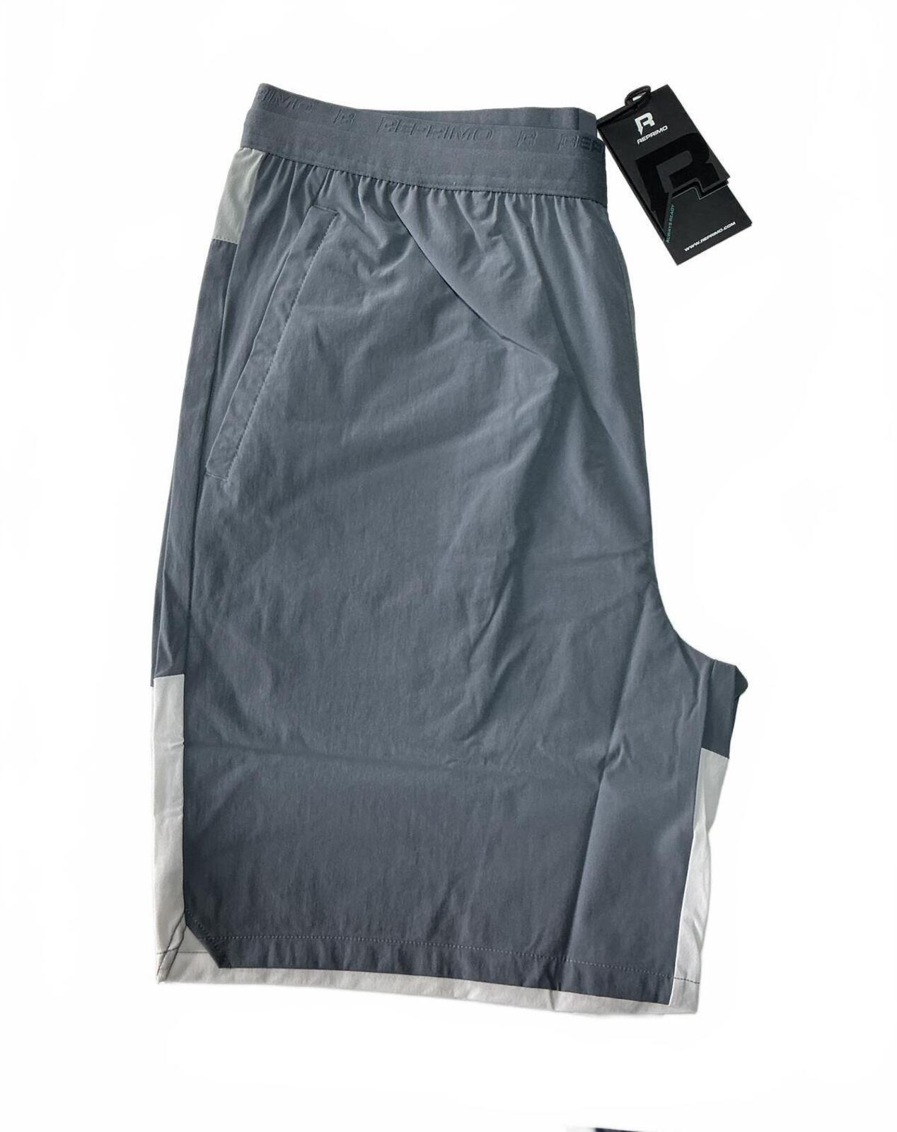 Reprimo Men's Grey Sports Shorts Flight Series Size Large Comfortable Athletic