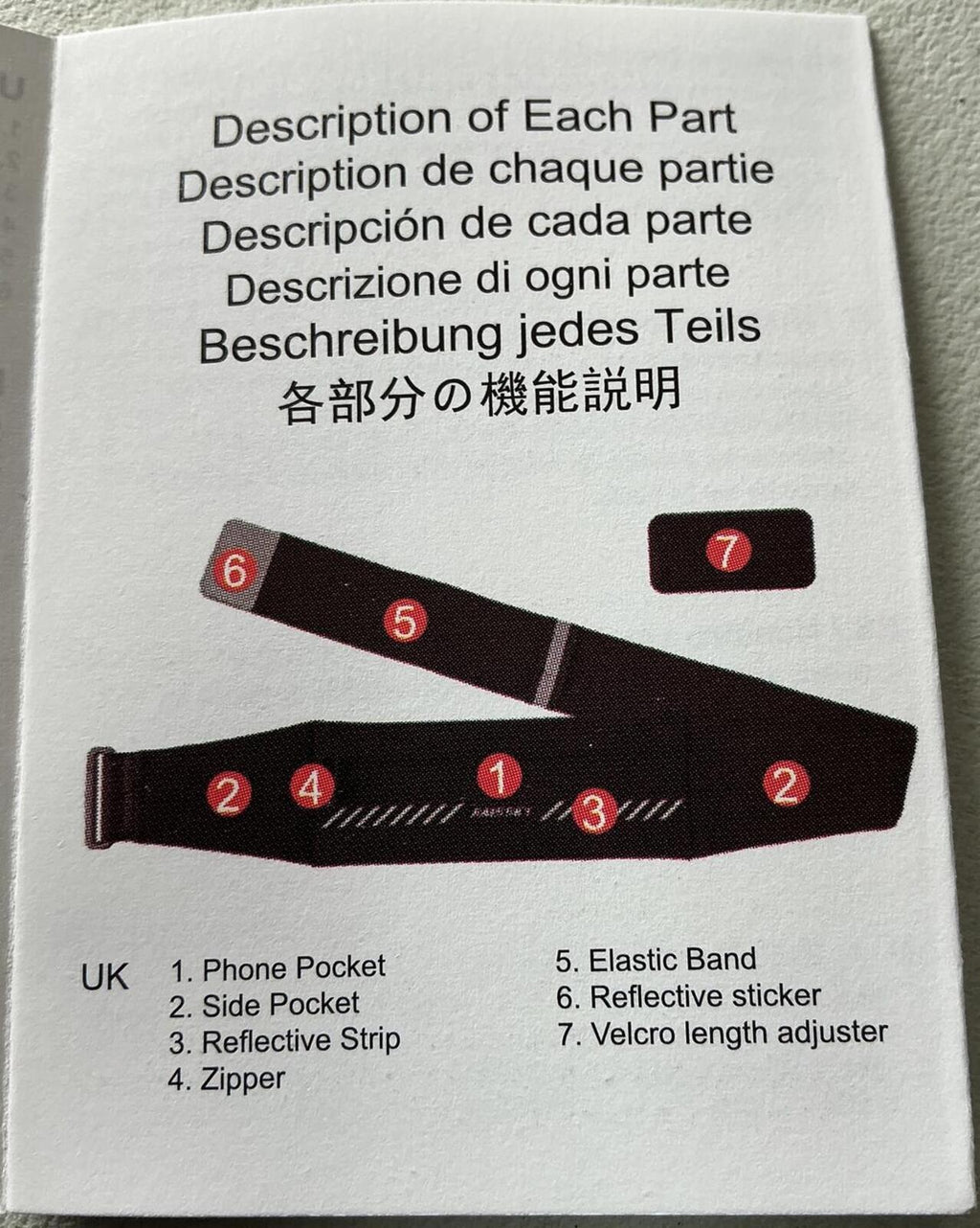 2*Haissky Adjustable Running Waist Belt with Phone Pocket and Reflective Strip