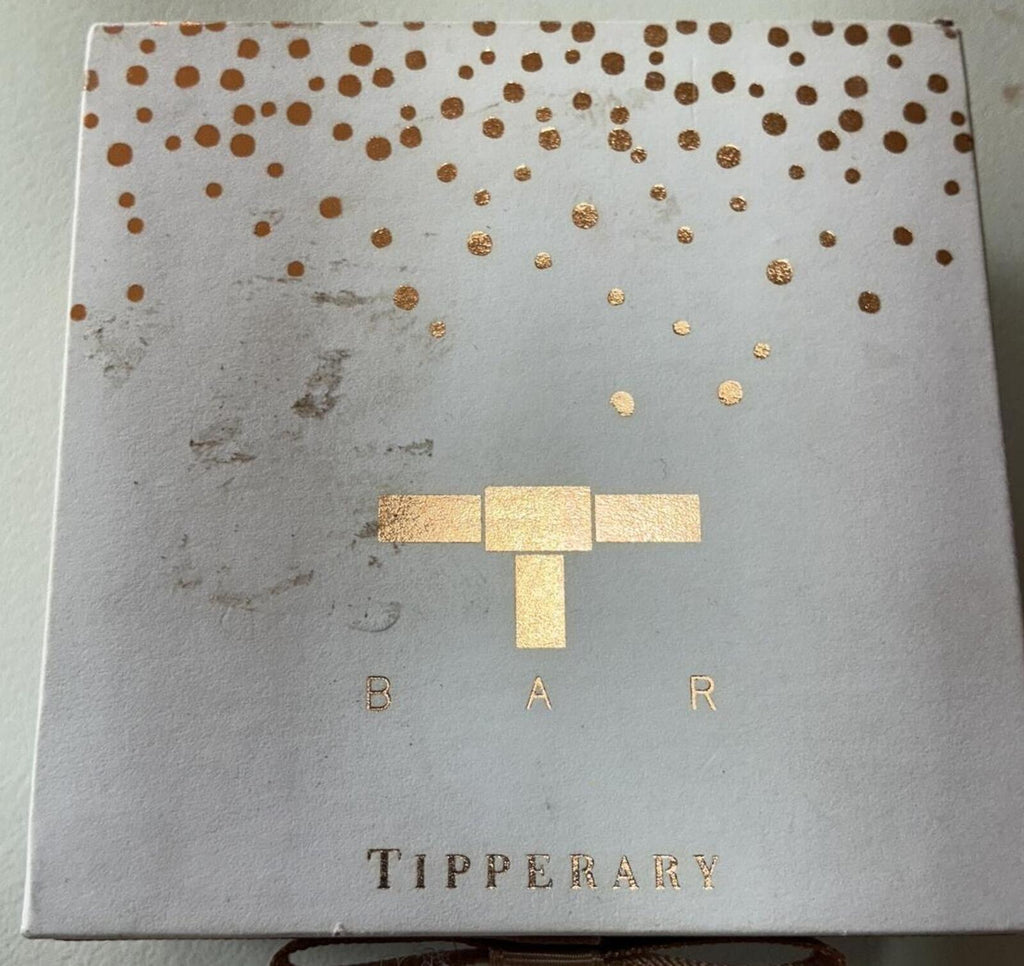 Tipperary Rose Gold Necklace with Pearl Bar Pendant Size