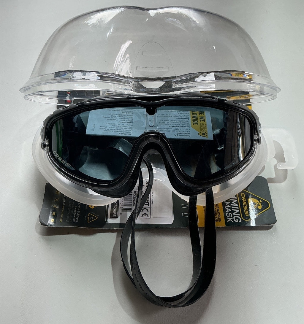 *NEW* Cressi Skylight Goggles Size A Black Anti-Fog Anti-Scratch Mask