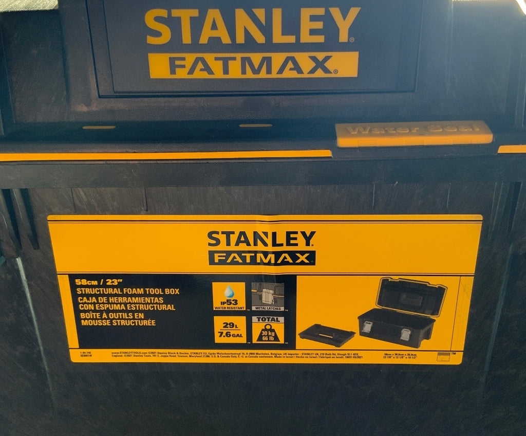 Stanley Fatmax Structural Foam Tool Box 58cm / 23 inch Heavy Duty Storage