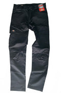 *NEW* Dickies FLEX Black Work Trousers Size 30x32 Durable Comfort Fit