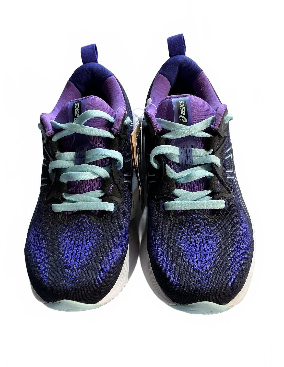 Asics Gel Cumulus Running Trainers Size UK 4 Purple Blue PureGEL FFBlast