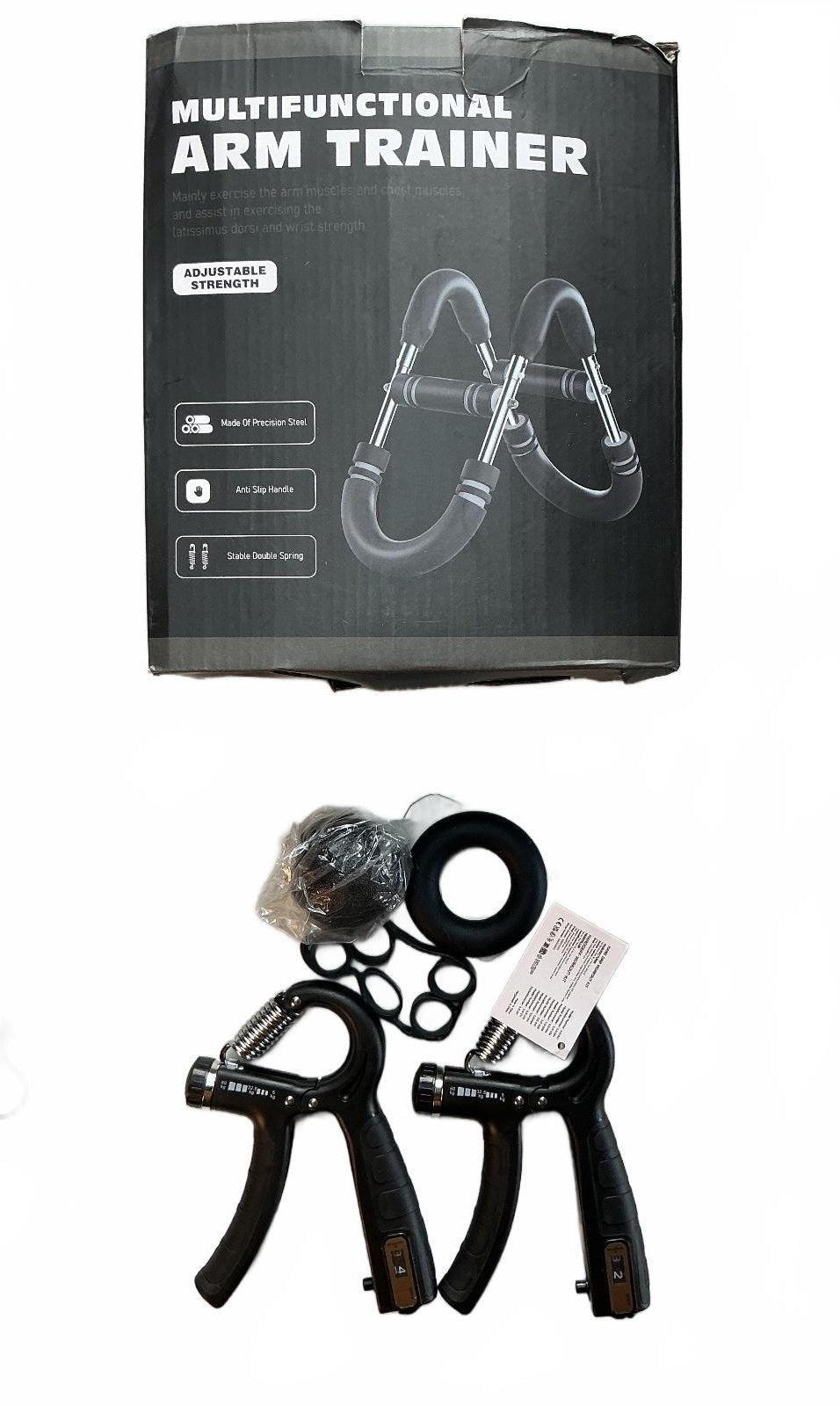 FitBeast 5 Piece hand Grip Trainer With Multifunctional Arm Trainer