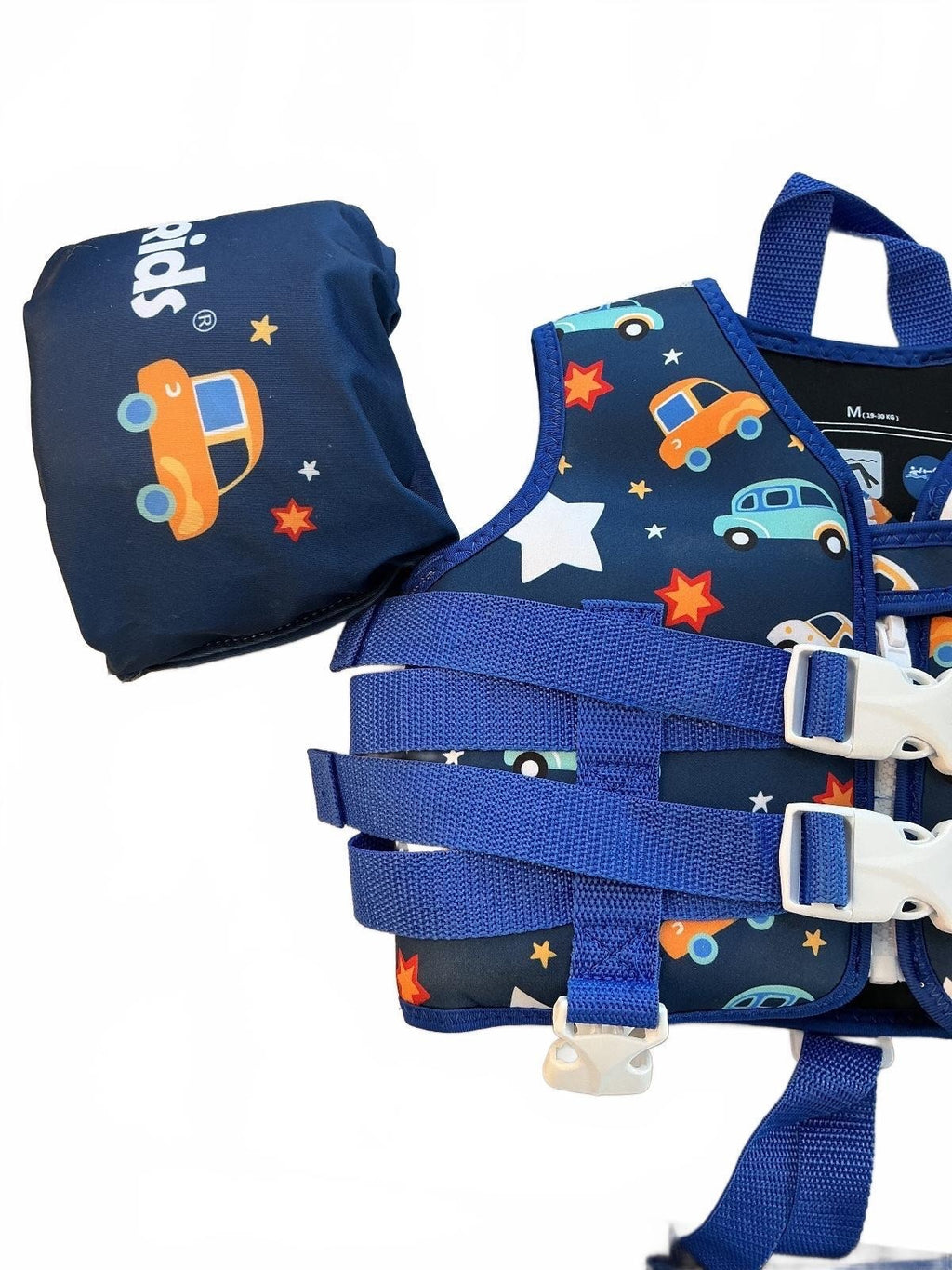 Gogokids Kids Life Jacket Vest Size Medium with Zoggs Goggles 19-30kg