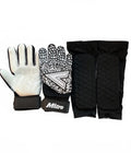 Mitre Goalkeeper Gloves Size 7 and Shin Pads