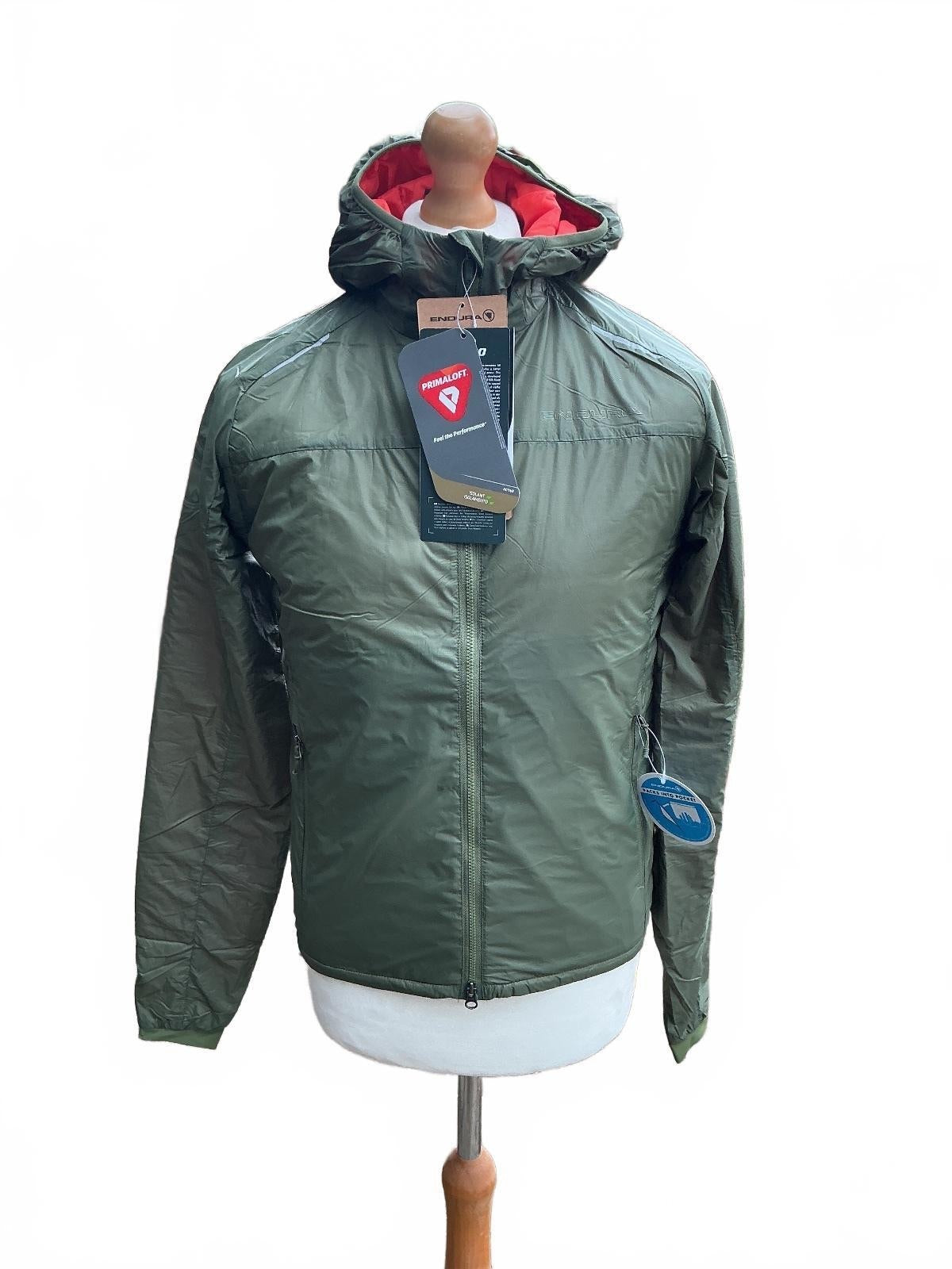 Endura GV500 Insulated Jacket Size S Lightweight Green