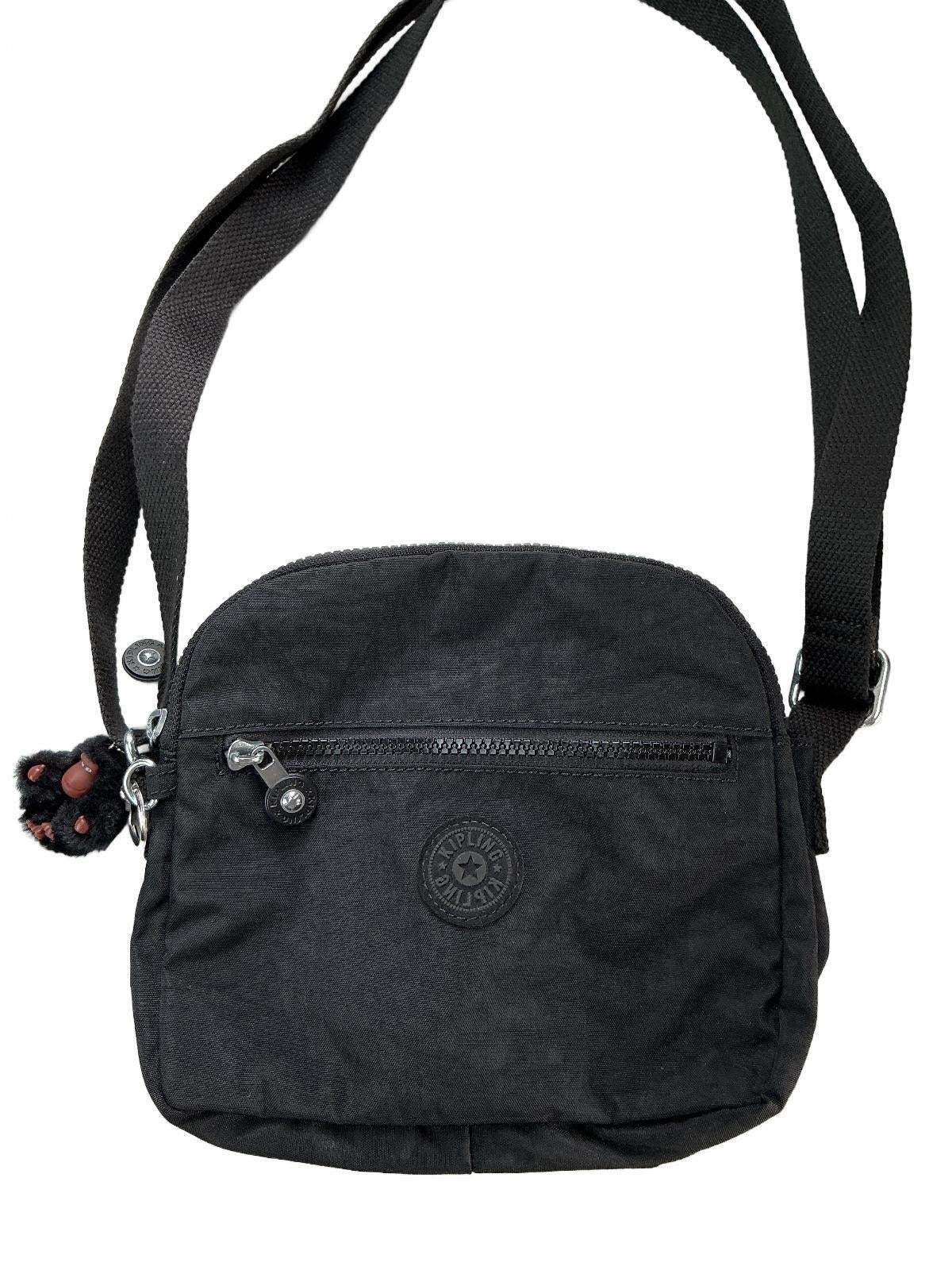 Kipling Keefe Small Crossbody Bag Women Black with Adjustable Strap